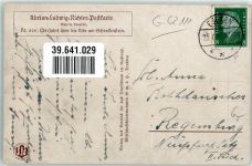 Usti nad Labem Aussig 1930 Künstlerkarte Adrian-Ludwig -Richter Postkarte Überfahrt über die Elbe Schreckenstein