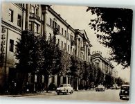 Irkutsk Foto AK Auto Oldtimer Karl Marx Straße Postamt