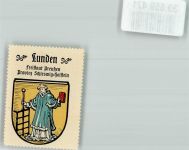 25774 W2247 Lunden , Holst Vignette Wappen