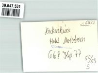 68766 W6832 Hockenheim FOTO KEINE AK Hotel Motodrom Foto Orginal aus Archiv eines Ansichtskartenverlags Ort handschriftlich