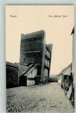 Thorn Torun Foto AK Am schiefen Turm