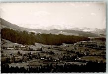 87534 W8974 Aach i Allgäu FOTO KEINE AK Berge Kirche Schnee Ort handschriftlich Foto Original aus Archiv eines Ansichtskartenverlags