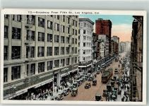 Los Angeles 1926 - Straßenbahn Brodway