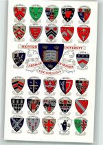 Oxford Lithographie Wappen Universität