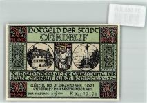 99885 O5807 Ohrdruf 1921 Notgeldschein 50 Pfennig E. No. 177170