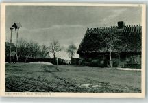 Bauernhaus Ostpreußen Foto AK Motiv Russland / Baltische Staaten Gebrauchsspuren