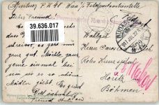Lemberg Lwow 1917 Gebrauchsspuren Nikolaus Kirche Universität Feldpost WK I