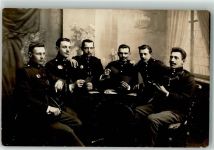 Soldaten Zigarette Skat 1912 Privatfoto AK