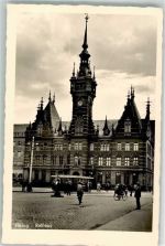 Elbing Elblag Gebrauchsspuren Rathaus Foto AK
