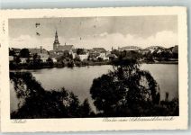 Tilsit Sowetsk Foto AK Schlossmühlenteich