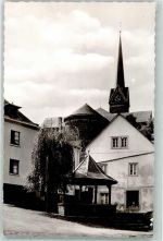 56332 W5401 Dieblich FOTO KEINE AK mit Pfarrkirche St. Johannes Foto Original aus Archiv eines Ansichtskartenverlags Ort handschriftlich