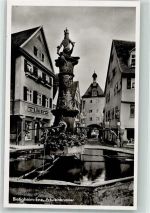 74321 W7120 Bietigheim -Bissingen Foto AK Denkmal Fräuleinbrunnen
