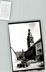 77716 W7612 Haslach im Kinzigtal FOTO KEINE AK St. Arbogast Brunnen Auto Geschäft Ort handschriftlich Foto Original aus Archiv eines Ansichtskartenverlags