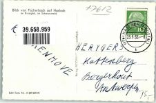 77716 W7612 Fischerbach Foto AK mit der Kath. Kirche St. Michael und Haslach