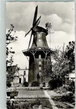 26316 W2930 Varel , Jadebusen Foto AK Windmühle