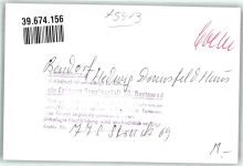 56170 W5413 Bendorf , Rhein FOTO KEINE AK Hedwig Dransfeld Haus Ort handschriftlich Foto Original aus Archiv eines Ansichtskartenverlags