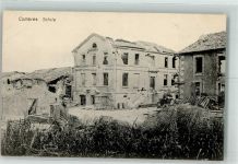 28480 Combres 1914 Foto AK Schule Trümmer Feldpost WK I V.Reservekorps