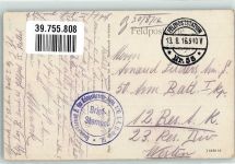 08300 Rethel 1916 - Feldpost WK I Nr. 55 Etappenlazarett
