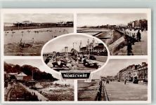 Morecambe Foto AK Schwimmbad Promenade