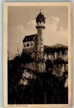 73277 W7311 Teck , Teck 1912 Gebrauchsspuren Burg
