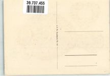 Verlag J.V.W. Kunstkarte Nr. 44 Fisch und Herz Lebkuchen Künstlerkarte