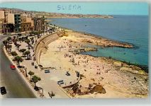 Sliema Foto AK Schwimmbad Strand