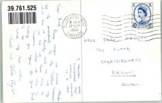 Liverpool 1960 Foto AK Ort lt. Stempel Ellesmere Port