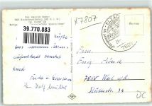 79215 W7807 Selbig Gebrauchsspuren Cafe Pension Schwarwaldfrieden Foto AK