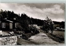 36163 W6416 Poppenhausen Wasserkuppe Foto AK Schule Schwarzerden