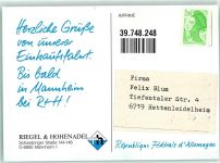 W6800 Mannheim Riegel u. Hohenadel Werbung Mode
