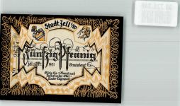 79669 W7863 Zell im Wiesental 1921 Notgeldschein 50 Pfennig No. 2637