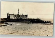 Kronborg Foto AK Schloss Ort handschriftlich