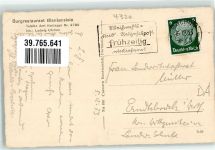 45525 W4320 Blankenstein , Ruhr 1933 Gebrauchsspuren Burg Foto AK