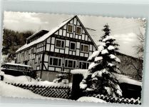 57339 W5927 Zinse Foto AK Pension Dreischärf Winter