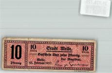 49324 W4520 Melle , Wiehengeb 1917 Gebrauchsspuren Notgeld 10 Pfennig