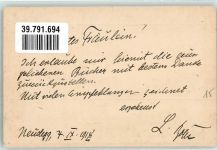 Kaffee Geschirr Opa mit langer Pfeife gedeckter Tisch 1918 KEINE AK