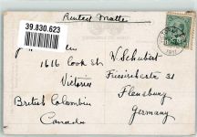 Victoria 1911 - Bellevue Hotel Sicamous Ort lt. Stempel