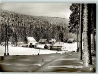 76596 W7564 Herrenwies , Baden Foto AK Kurhotel Kirche Winter Schnee Schwarzwald