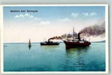 Balaton Plattensee 1932 - Dampfschiff