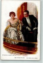 Frau Paar Die Bühne des Lebens Nr.814 Reinthal u. Newman