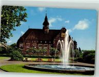 66763 W6638 Dillingen , Saar - Rathaus Springbrunnen