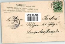 Veilchen Neujahr sign. de Longpei Paul Duftkarte 1903 Künstlerkarte