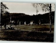 76596 W7564 Herrenwies , Baden Foto AK Cafe Waldesruh Kirche