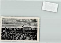 O2252 Seebad Ahlbeck Mit Hakenkreuzfahnen geschmückter Strand Ort handschriftlich WK II Privatfoto KEINE AK