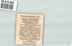71229 W7250 Leonberg , Württ Vignette Chornik Wappensammelmarke 297