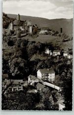 64757 W6932 Hirschhorn Neckar Foto AK Schloss