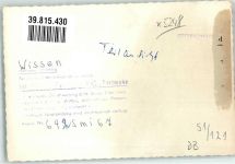 57537 W5248 Wissen , Sieg FOTO KEINE AK Ort handschriftlich Foto Original aus Archiv eines Ansichtskartenverlags