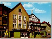 36110 W6407 Schlitz Foto AK Gasthaus Metzgerei Kruppert
