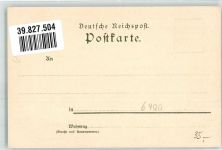 W6900 Heidelberg , Neckar Schlosstor Mutter, K. Lithographie / Künstlerkarte