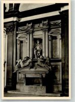 Firenze Grabmal des Giuliano Medici von Michelangelo Bild Nr.11 Adel Italien Foto AK